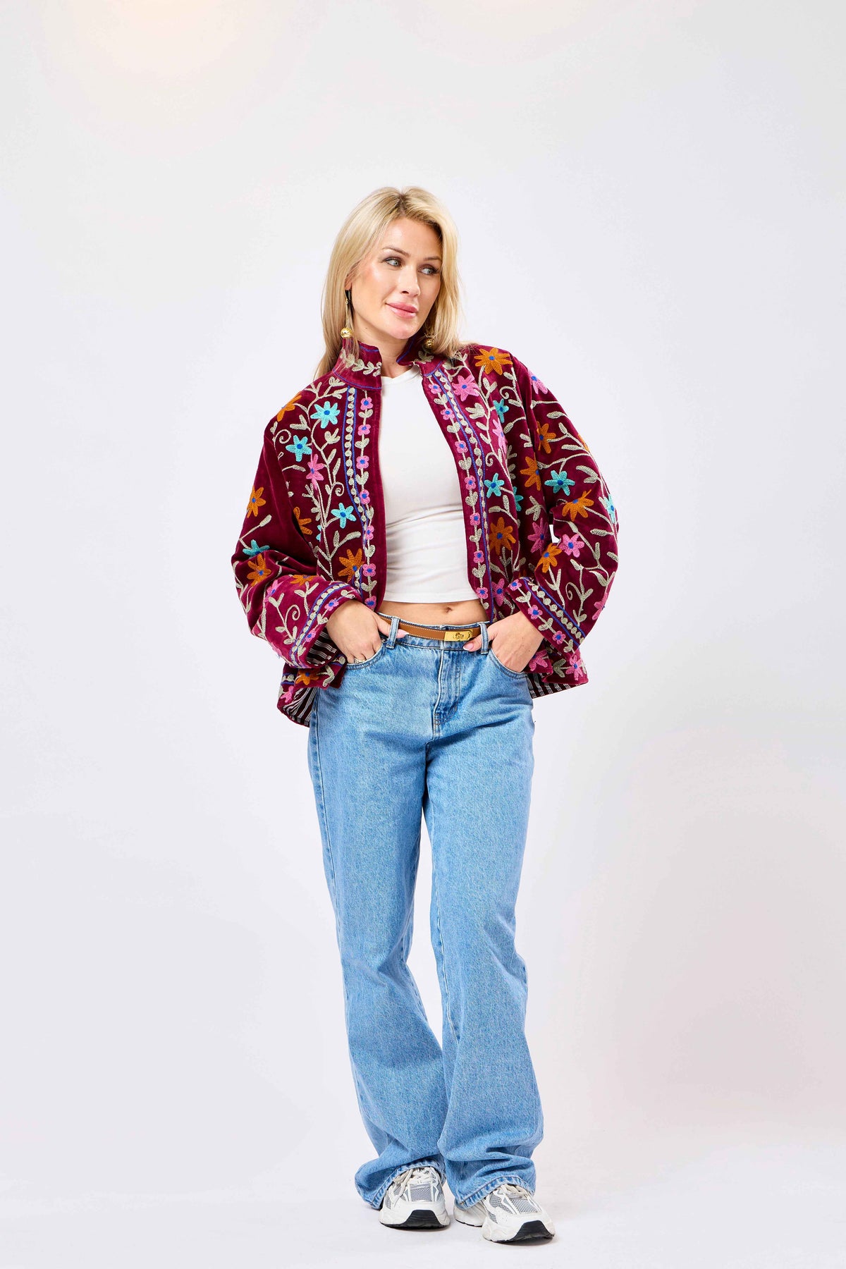 Marvielle Short Velvet Jacket