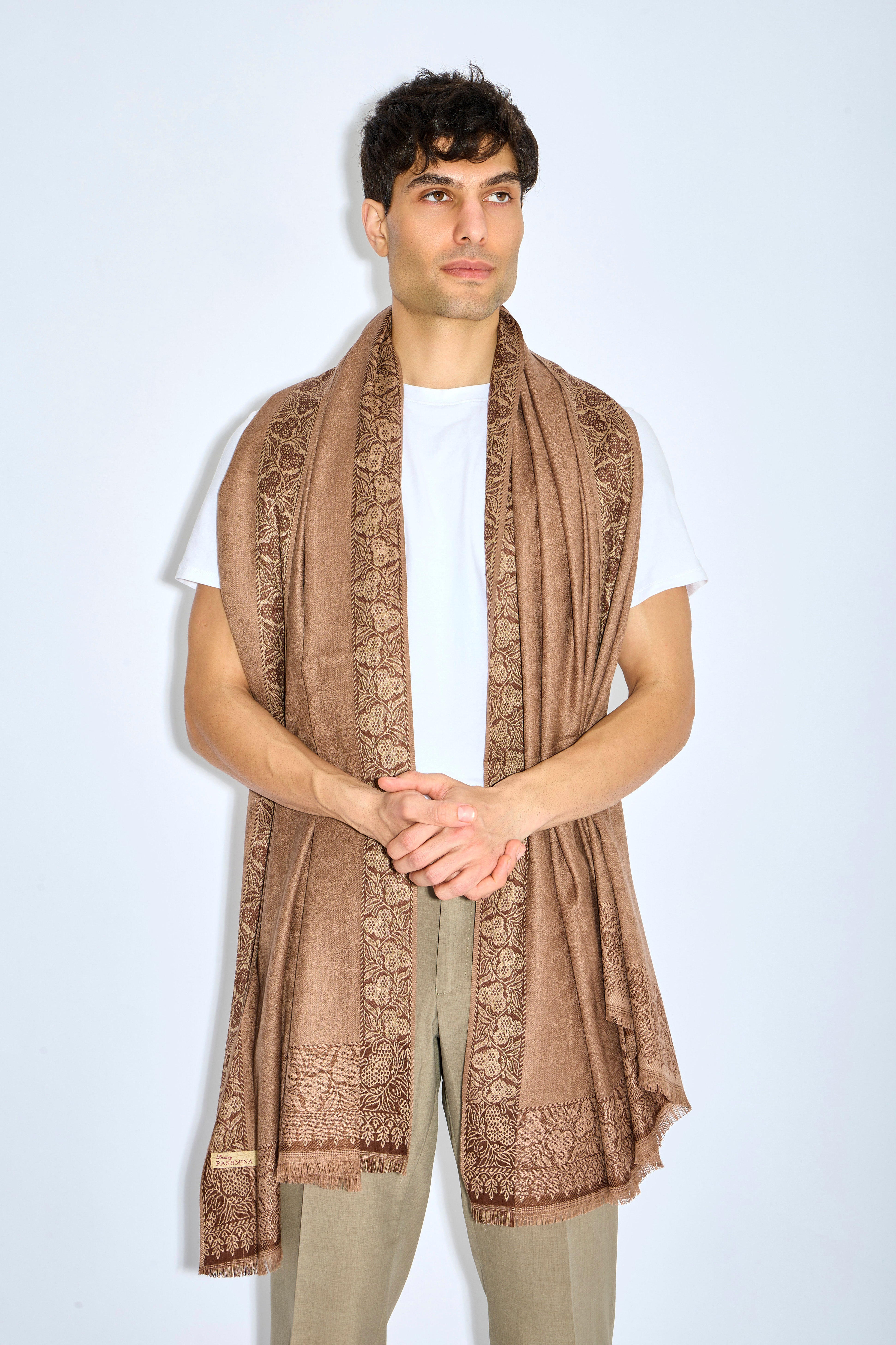 Vaerion - Fine Wool Pashmina Shawl - The Gaia World