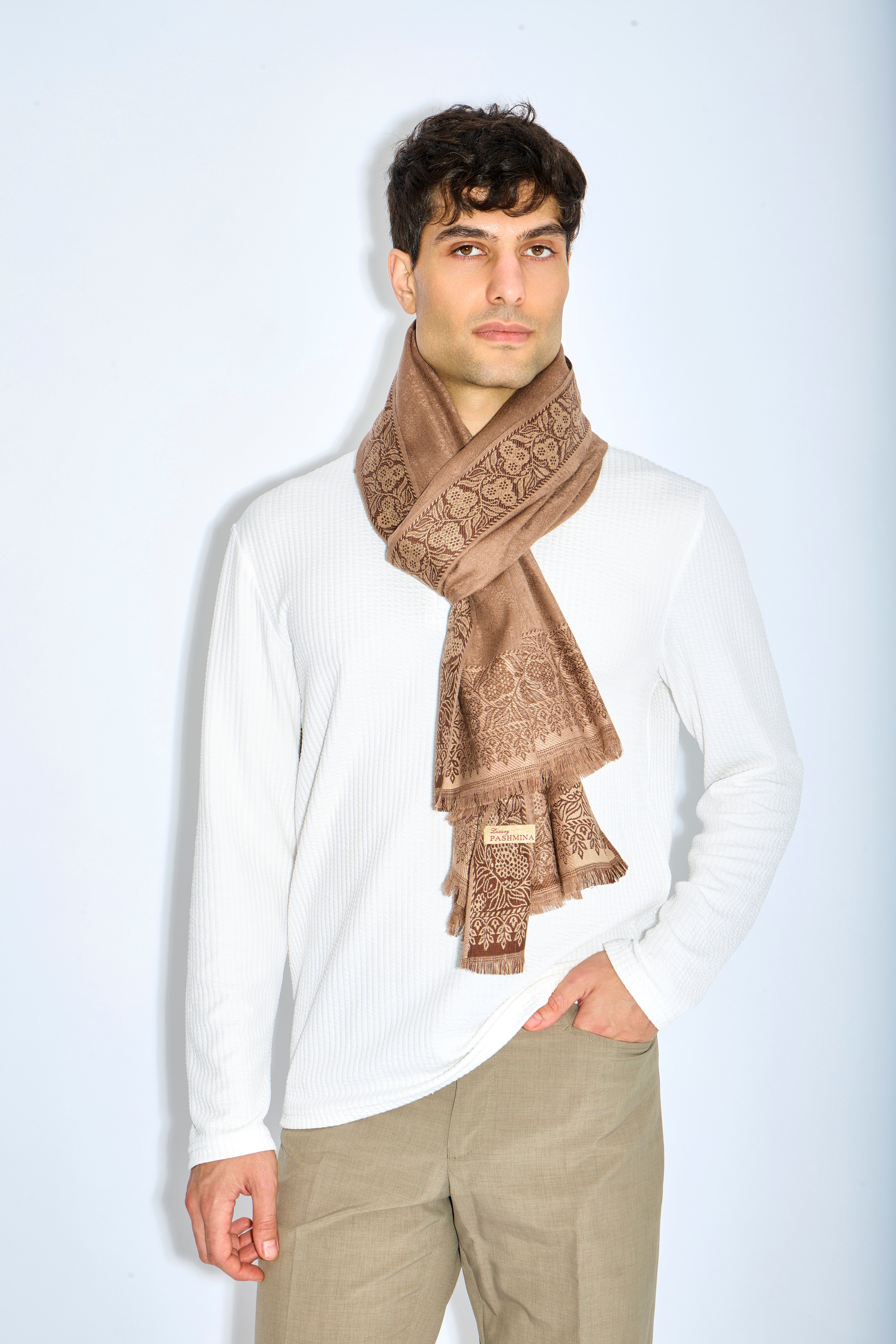 Vaerion - Fine Wool Pashmina Shawl - The Gaia World