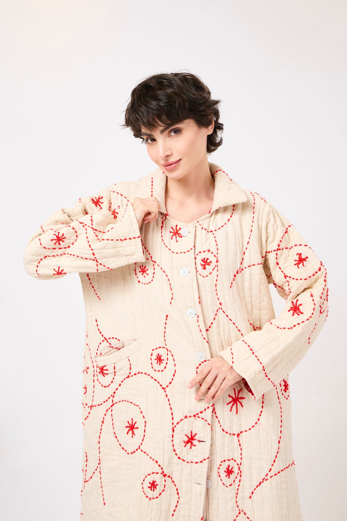 Zafira Quilted Jacket - MIXD