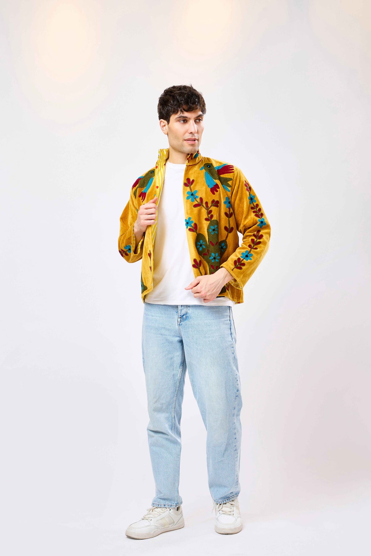 Aurevyn Short Velvet Jacket