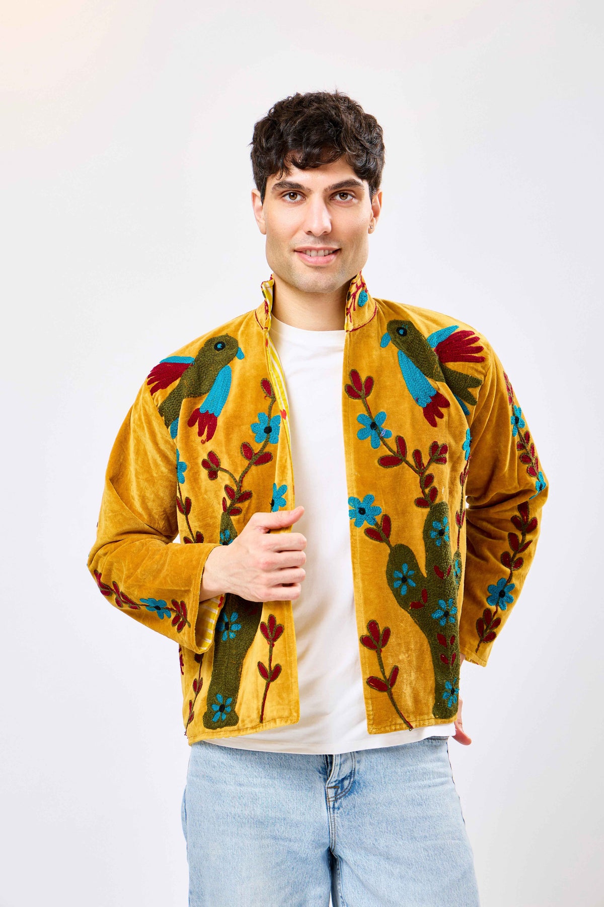 Aurevyn Short Velvet Jacket