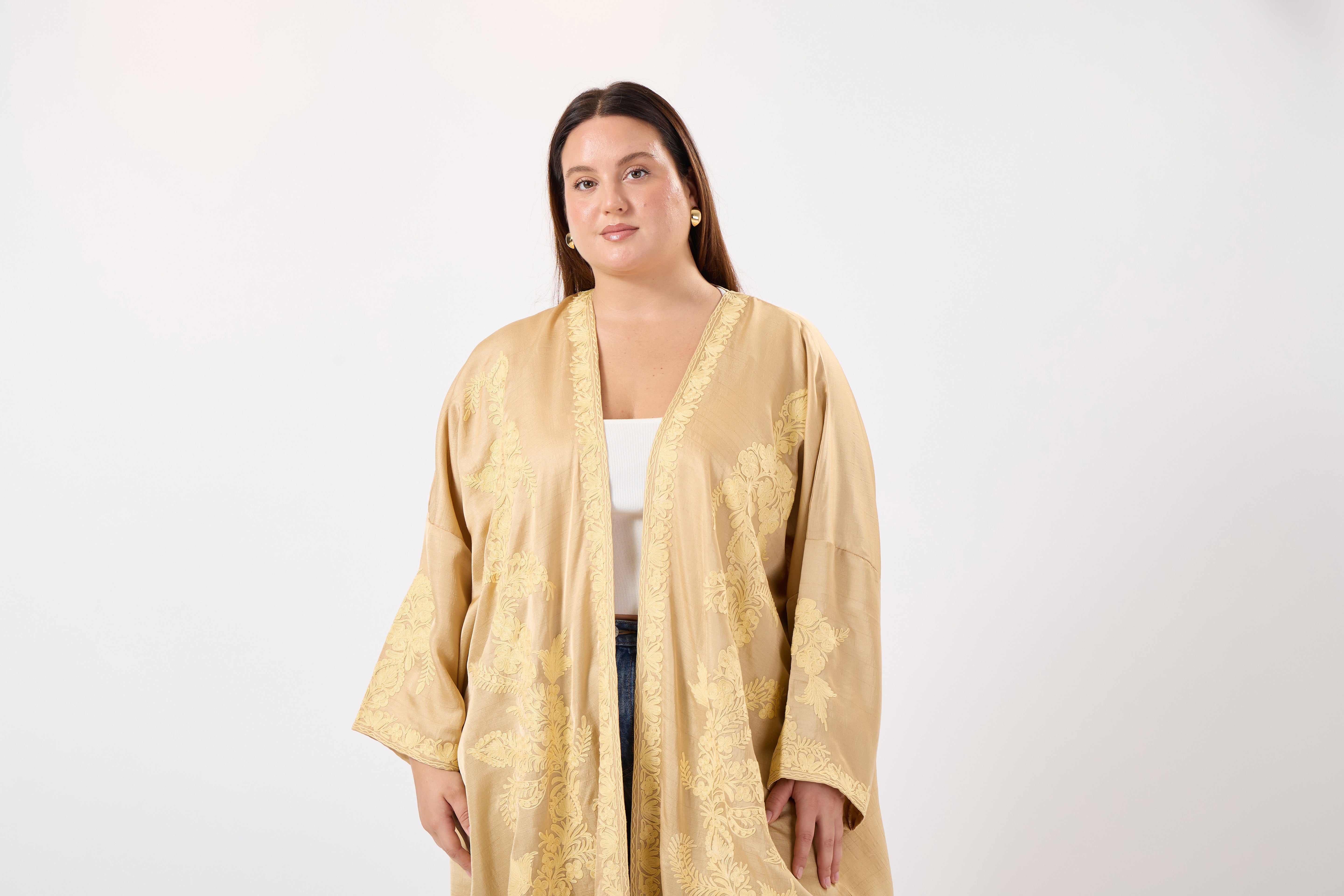 Kashmira: Luxe Pure Silk Kimono