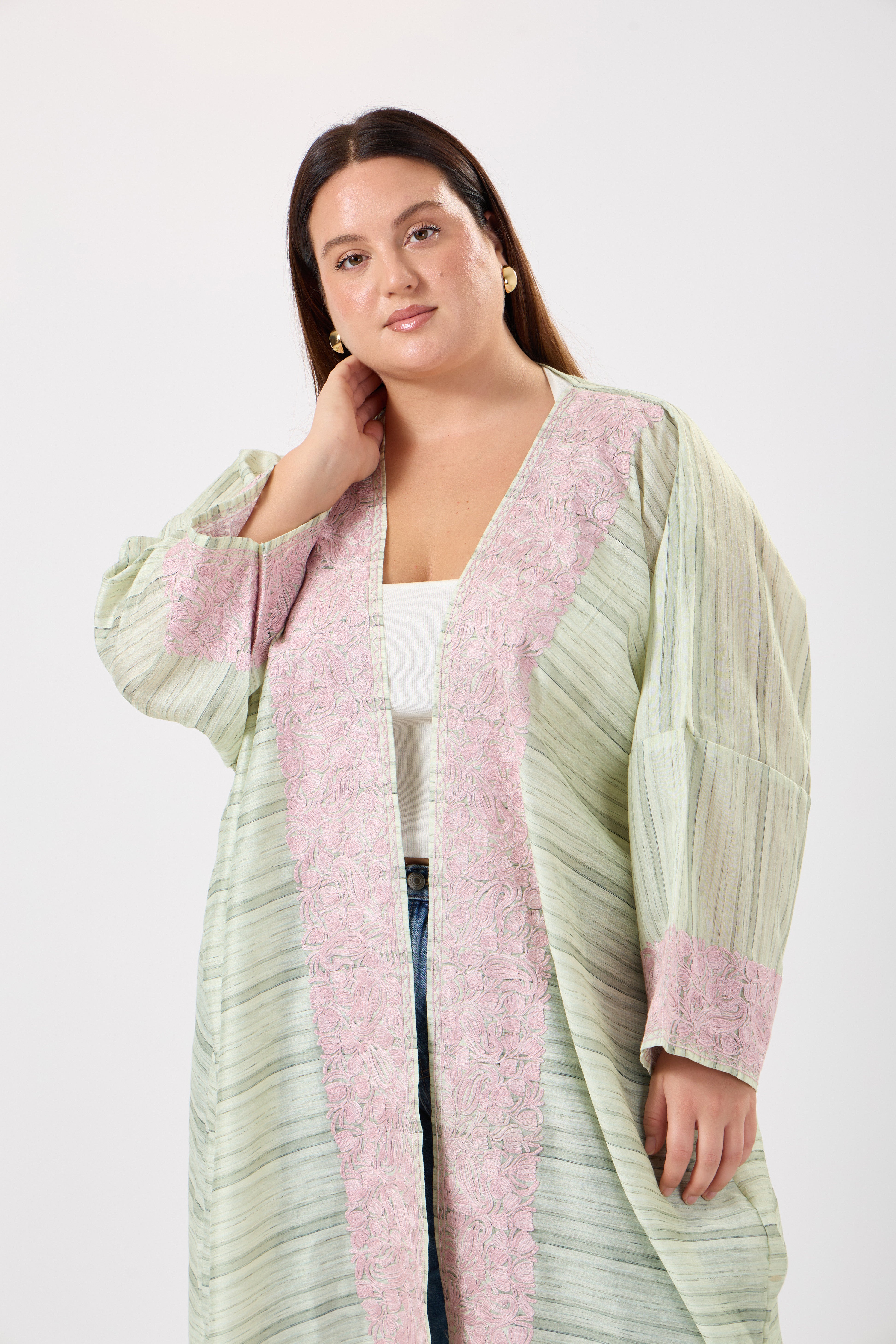Kashmira: Luxe Pure Silk Kimono
