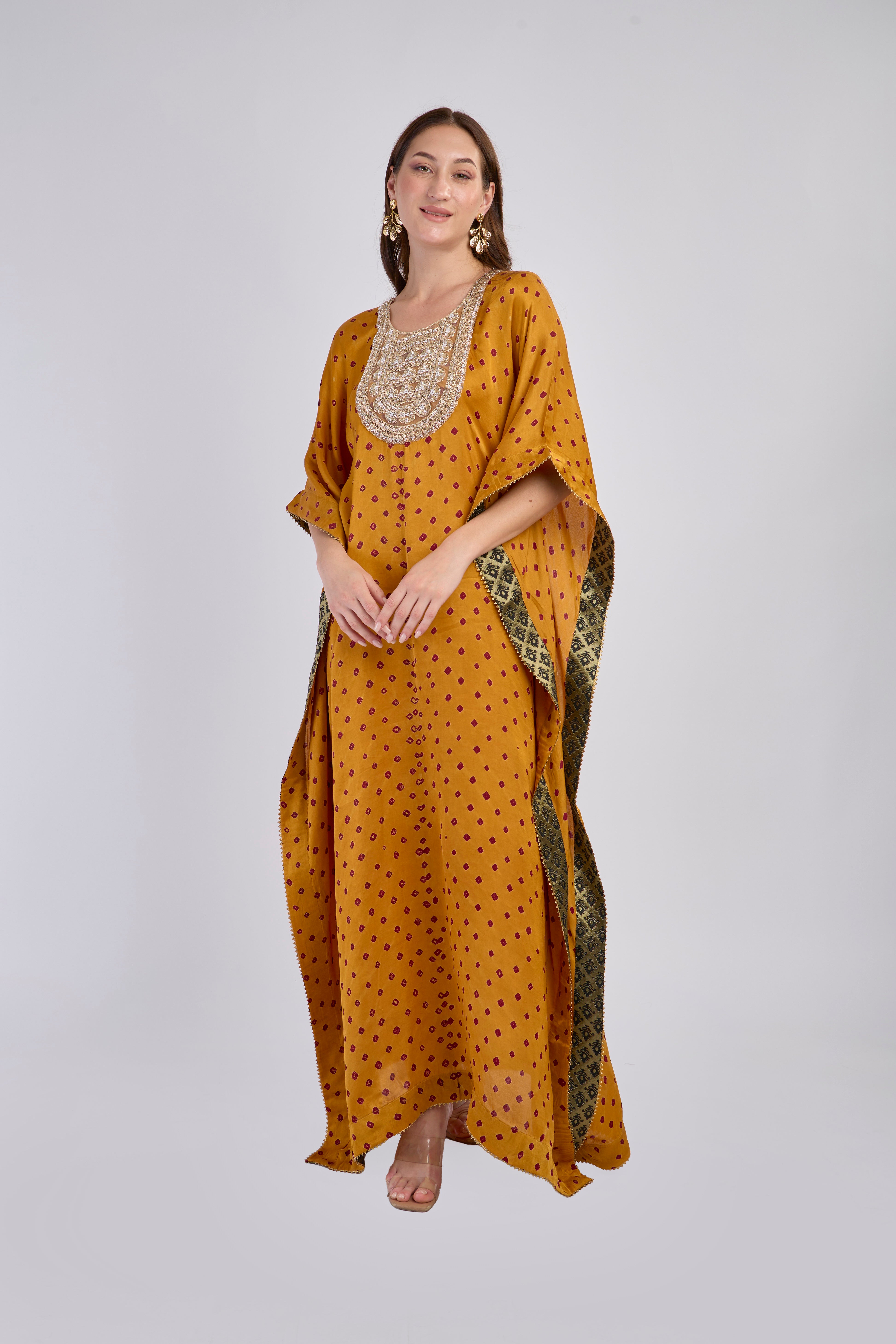 Midnight Bloom Kaftan