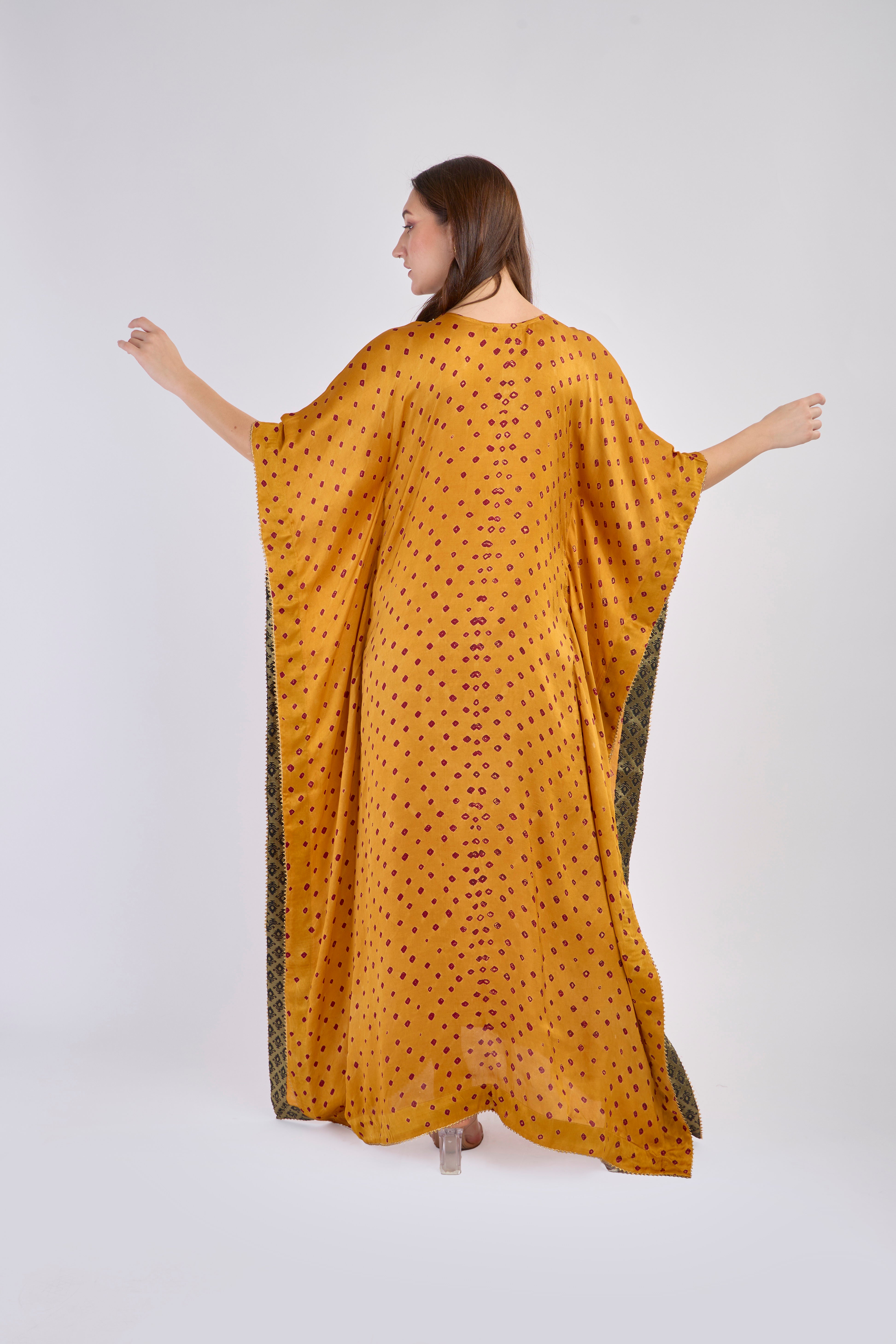 Midnight Bloom Kaftan